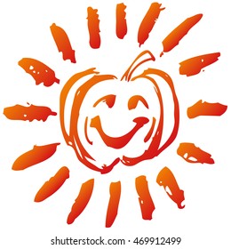 Little funny pumpkin