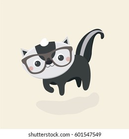Little funny skunk.