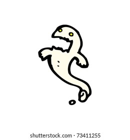 pequeña caricatura fantasma