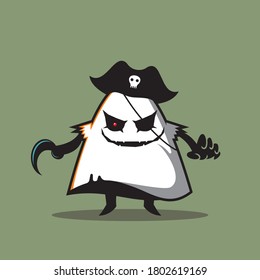 little ghost character for halloween celebration
