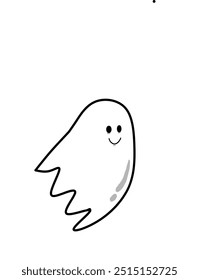 Little Ghost for halloween celebration and ornament 