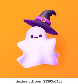 A little ghost wearing