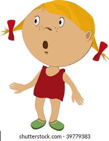 the little girl