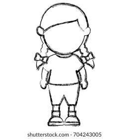 little girl avatar character