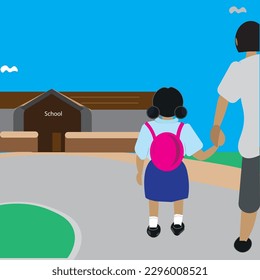 LITTLE GIRL BACK TO SCHOOL 
