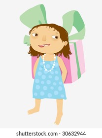 the little girl with the big gift