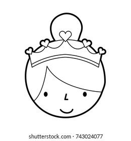 the little girl danced ballet with crown