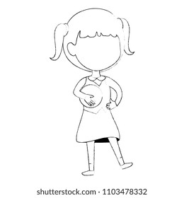 little girl daughter character