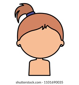 little girl daughter shirtless character