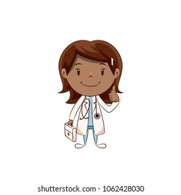 Little girl doctor