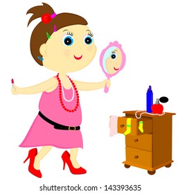 8,974 Little girl dressing Images, Stock Photos & Vectors | Shutterstock