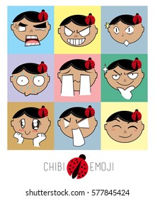 Little girl emoticon.