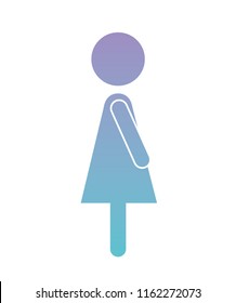 little girl figure silhouette