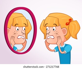 3,280 Ugly girl vector Images, Stock Photos & Vectors | Shutterstock