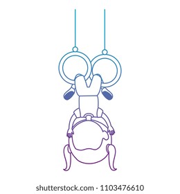 little girl hanging in the rings character