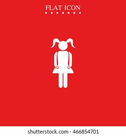 Little girl icon.