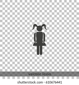 Little girl icon.