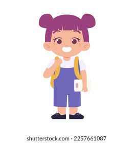 little Girl Kids. Children day illustration