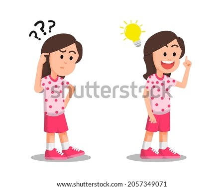 A little girl managed to solve the problem

