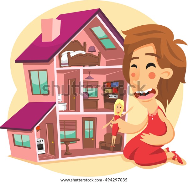 new doll house cartoon