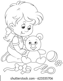 Coloring Pages Of Children Playing - Coloring Pages for Kids