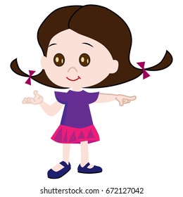 Illustration Girl Jumping Rope Garden Stock Illustration 1624696867