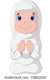 Little girl praying