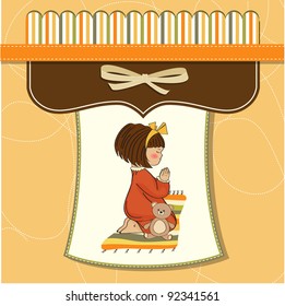  little girl praying