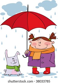 7,211 Children under rain Images, Stock Photos & Vectors | Shutterstock