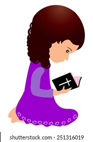 1,616 Reading Bible Cartoon Images, Stock Photos & Vectors | Shutterstock