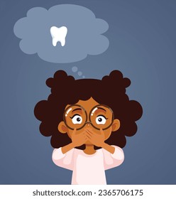 
Little Girl Suffering Tooth Ache Vector Cartoon Illustration
Child having dental problems being afraid the dentist
