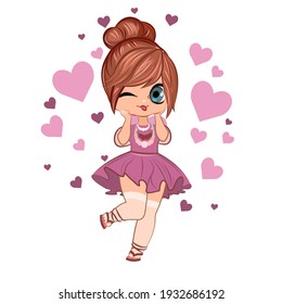 Funny Girl Cartoon Images Stock Photos Vectors Shutterstock