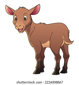 Little Goat Cartoon Animal Illustration