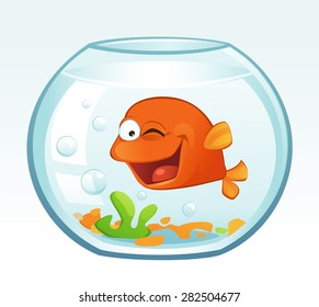 Little Goldfish (Winking)