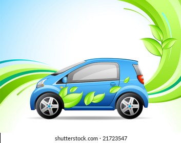 Little green car