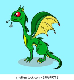 little green dragon