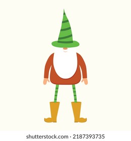 Little Halloween Gnome, Garden Gnome, Cute Autumn Character