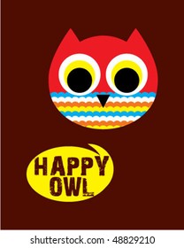 little happy owl