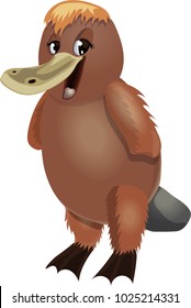 Little Happy Platypus, Australia, Cute