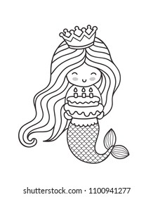 Mermaid Cartoon Images, Stock Photos & Vectors | Shutterstock