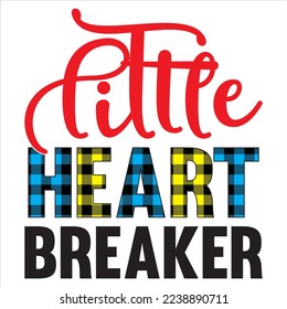 Little Heart Breaker Submission Design Vector File.