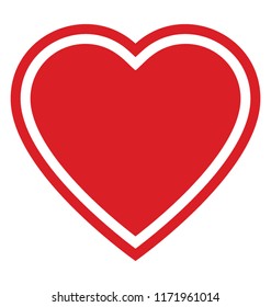 
Little heart inside the heart growing heart 
