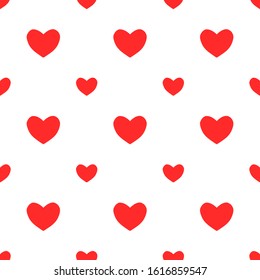 Little heart seamless pattern, love and cute