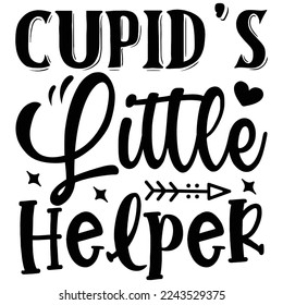 Cupid’s Little Helper T shirt design Vector File