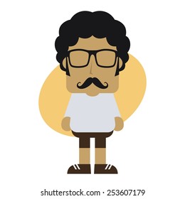 little hipster guy