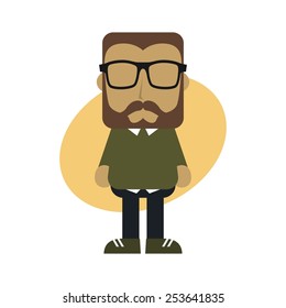 little hipster guy