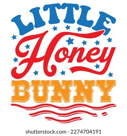 Little Honey Bunny T-shirt Design Vector File