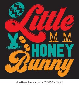 Little Honey Bunny T-shirt Design Vector File