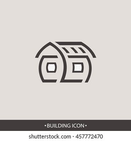 Little house. abstract composition. Template vector. Icon for your design