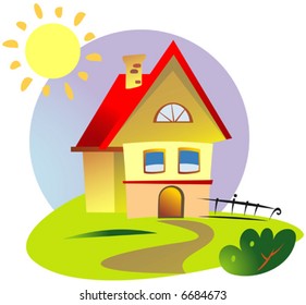 Little house in the countryside